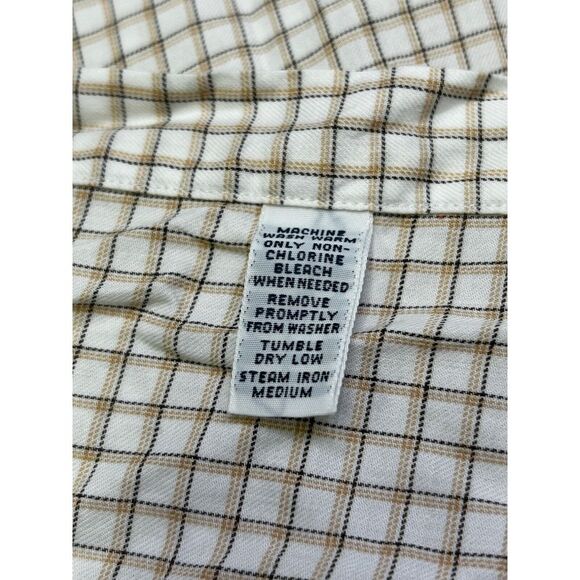 Ralph Lauren Yarmouth Tan/brown square box print size 16.5-35 - Picture 3 of 8